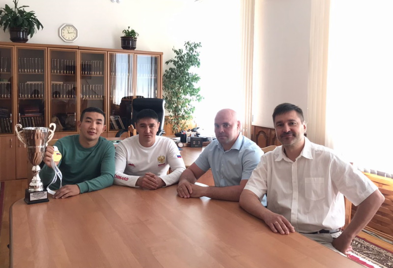 В ГАГУ прошла встреча с председателем Комитета по физической культуре и спорту Республики Алтай Олегом Гуриным