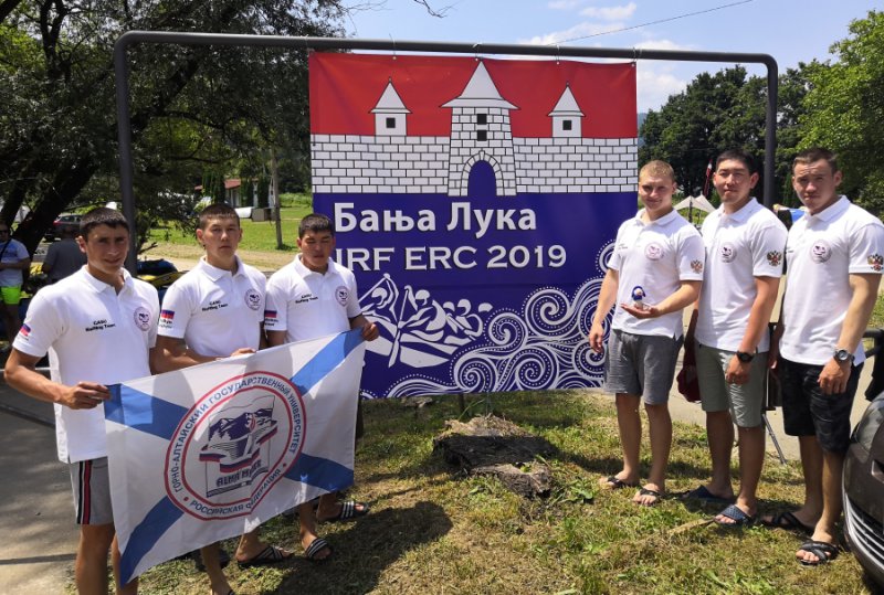 Золото у команды ГАГУ в первый день Чемпионата Европы по рафтингу!