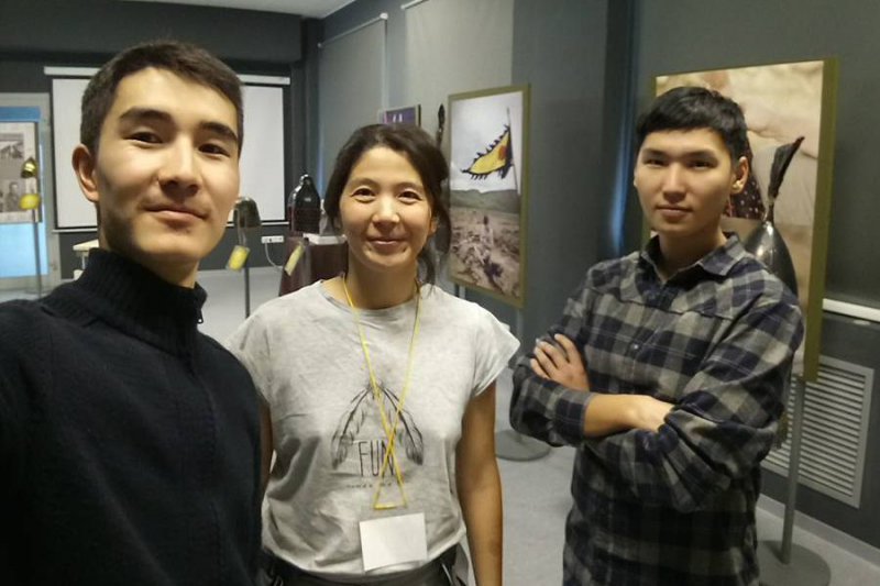 Студент ГАГУ на междисциплинарном семинаре-практикуме по археологии в НГУ